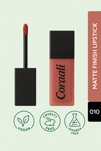Matte Finish Lipstick : Rosy Nude (5ml)