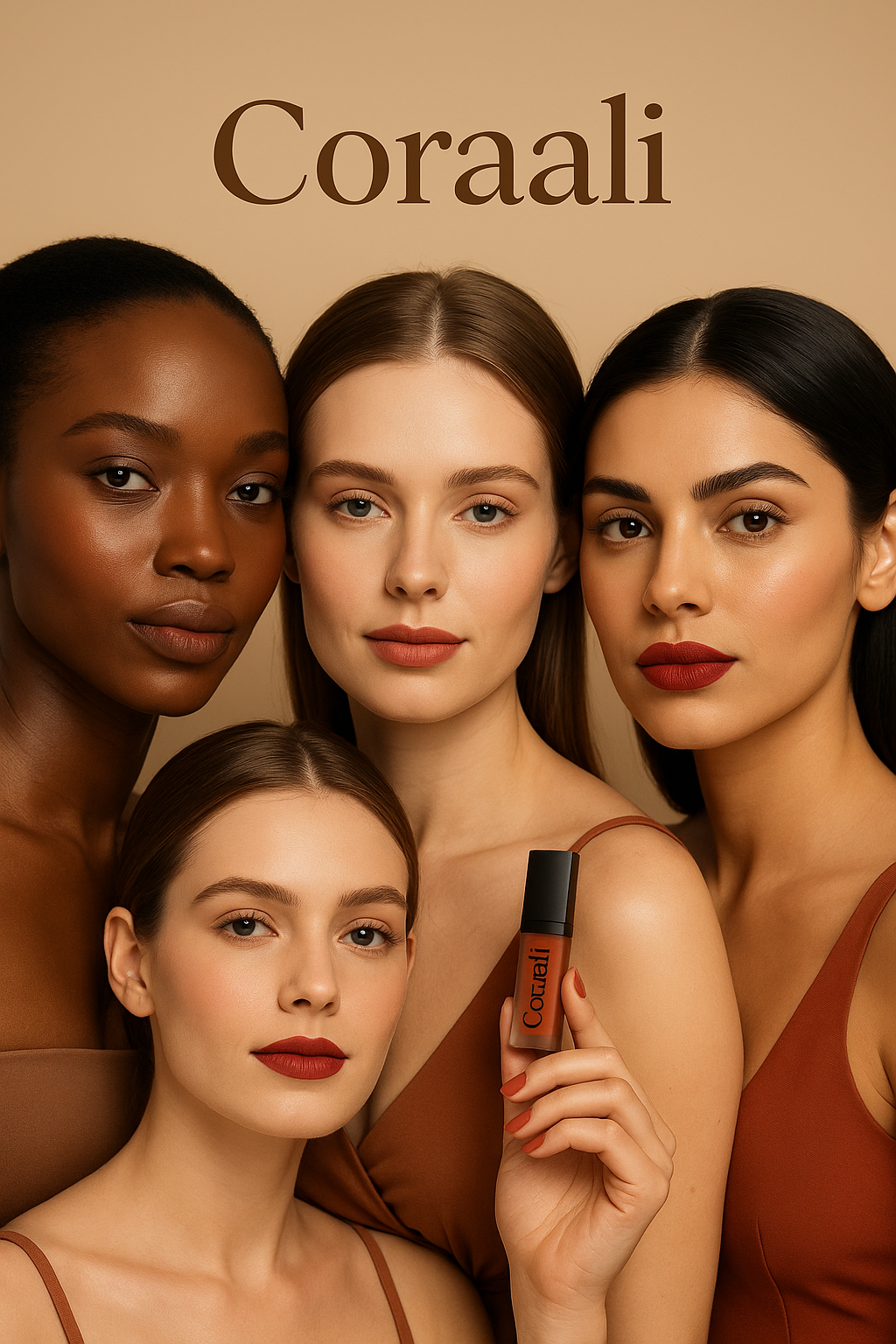 Matte Finish Lipstick : Nude Brown (5ml)