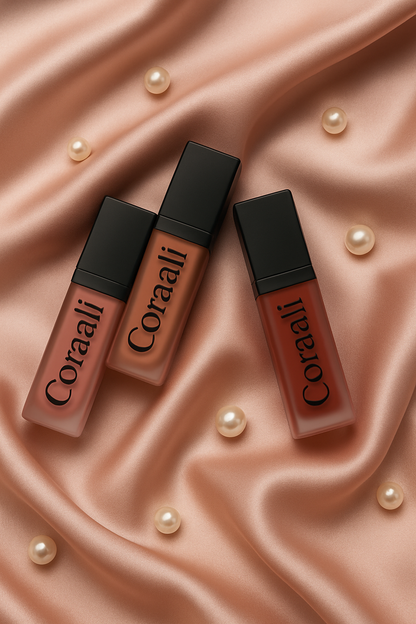 Matte Finish Lipstick : Rosy Nude (5ml)