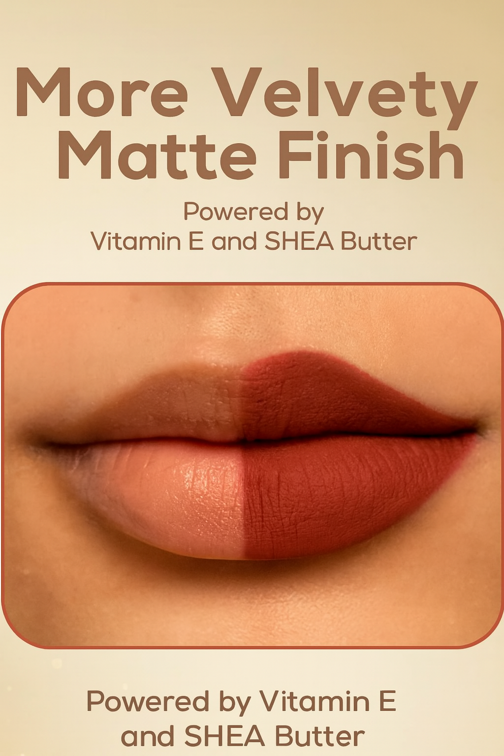 Matte Finish Lipstick : Nude Brown (5ml)